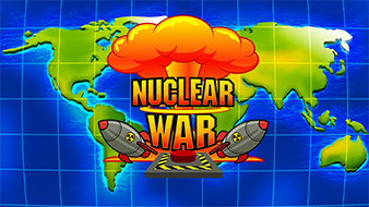 Nuclear War cover: a mushroom cloud over a world map